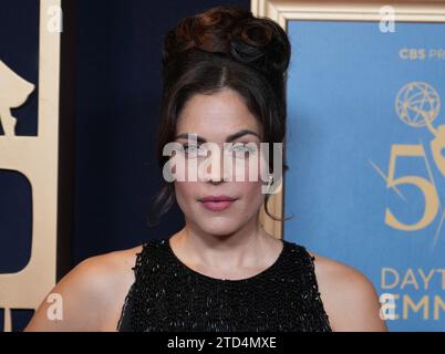 Kelly Thiebaud arrives at the 50th Annual Daytime Emmy Awards held at the The Westin Bonaventure Hotel in Los Angeles, CA on Friday, December 15, 2023. (Photo By Sthanlee B. Mirador/Sipa USA) Stock Photo