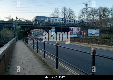 Sowerby Bridge Railway Viaduct Stock Photo