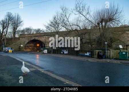 Sowerby Bridge Railway Viaduct Stock Photo