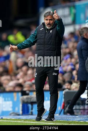 Norwich City manager David Wagner on the touchline during the Sky Bet Championship match at Portman Road, Ipswich. Picture date: Saturday December 16, 2023. Stock Photo