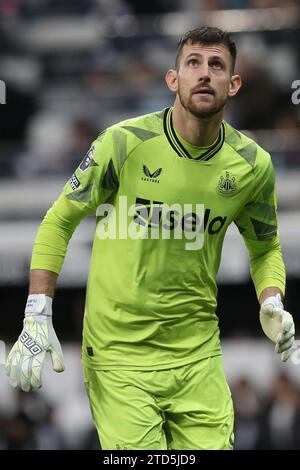 Newcastle, UK. 16th December 2023. Martin Dubravka of Newcastle United during the Premier League match between Newcastle United and Fulham at St. James's Park, Newcastle on Saturday 16th December 2023. (Photo: Robert Smith | MI News) Credit: MI News & Sport /Alamy Live News Stock Photo