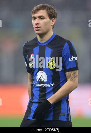 Milan, Italy, 12th December 2023. Nicolo Barella of FC Internazionale looks on during the UEFA Champions League match at Giuseppe Meazza, Milan. Picture credit should read: Jonathan Moscrop / Sportimage Stock Photo