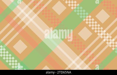 Textile fabric tartan plaid pattern texture background Stock Vector
