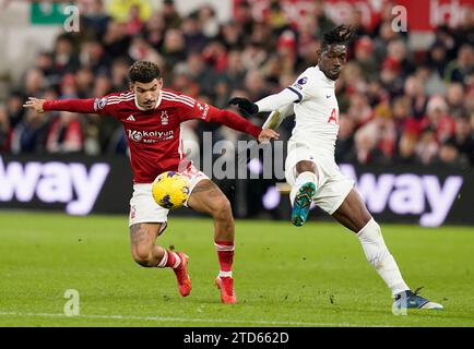 Nottingham, England, 15th December 2023.   during the Premier League match at the City Ground, Nottingham. Picture credit should read: Andrew Yates / Sportimage Stock Photo