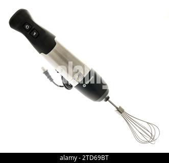 Winneconne, WI - 2 December 2023: A package of Vitamix immersion blender on an isolated background Stock Photo