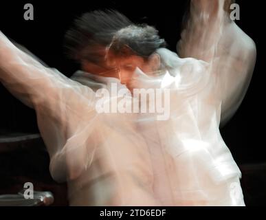 Seville, 09/23/2012. Graphic pass of the show Oasis Abierto, from the XVII Flamenco Biennial, at the Teatro de la Maestranza. In the image, Tomasito, guest artist. Photo: Juan Flores Archsev. Credit: Album / Archivo ABC / Juan Flores Stock Photo