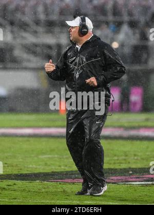 December 16, 2023: Appalachian State head coach Shawn Clark during NCAA football game in the Avocados from Mexico Cure Bowl between Appalachian State Mountaineers and Miami RedHawks at FBC Mortgage Stadium in Orlando, FL. Romeo T Guzman/Cal Sport Media Stock Photo