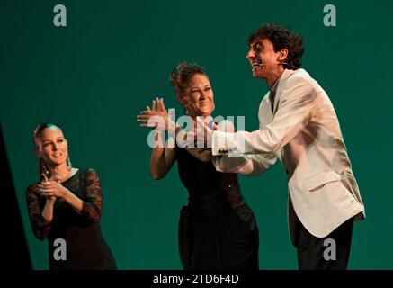 Seville, 09/23/2012. Graphic pass of the show Oasis Abierto, from the XVII Flamenco Biennial, at the Teatro de la Maestranza. In the image, Tomasito, guest artist. Photo: Juan Flores Archsev. Credit: Album / Archivo ABC / Juan Flores Stock Photo