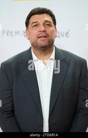 December 16, 2023, Madrid, Madrid, Spain: Hovik Keuchkerian attends 29th Jose Maria Forque Awards - Red Carpet at Palacio de Congresos de IFEMA on December 16, 2023 in Madrid, Spain (Credit Image: © Jack Abuin/ZUMA Press Wire) EDITORIAL USAGE ONLY! Not for Commercial USAGE! Stock Photo