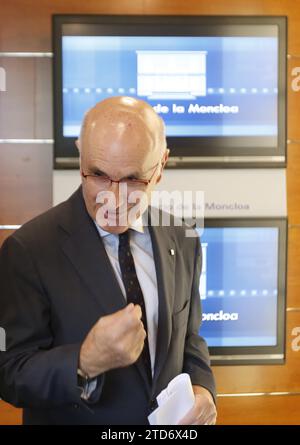 Madrid, 11/03/2015. Press conference by Josep Antoni Duran i Lleida in La Moncloa, after the meeting with Mariano Rajoy. Photo: Jaime García ARCHDC. Credit: Album / Archivo ABC / Jaime García Stock Photo