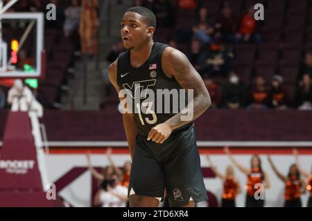 December 16, 2023: Virginia Tech Hokies Forward John Camden (11) On ...