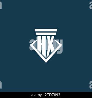 HX initial for law firm logo, lawyer logo, attorney logo design ...