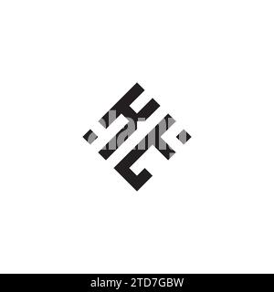 TK abstract geometric concept logo in high quality professional design that will be best for street style Stock Vector