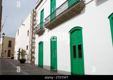 Aguimes street, in Gran Canaria Stock Photo