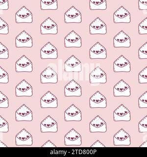 Pink pattern for Valentine's Day and wedding decoration Stock Vector