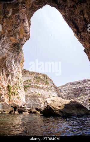 A Detail of Blue Grotto (Malta) Stock Photo