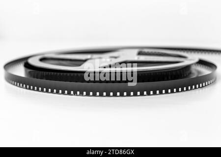 Heap of aged super 8 mm movie reels, vintage colors selective focus detail  Stock Photo - Alamy