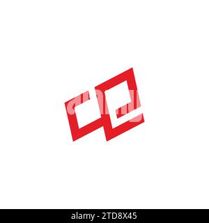 letter we ew infinity geometric simple line logo vector Stock Vector