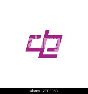 Purple Pink ED E D Letter Logo Design with Ink Watercolor Splash Spill ...