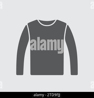 Mens jumper icon on a background. Vector illustration. Stock Vector
