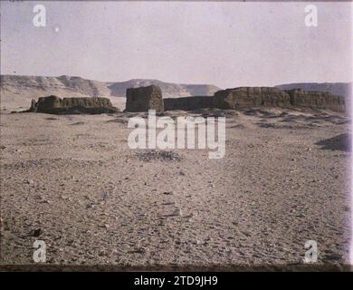 Abyssinian Fortifications Abydos, Egypt, Africa ruins of fortifications dating from the 2nd ...