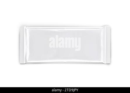 Bar Chocolate Packaging Mockup 3D Rendering Stock Photo
