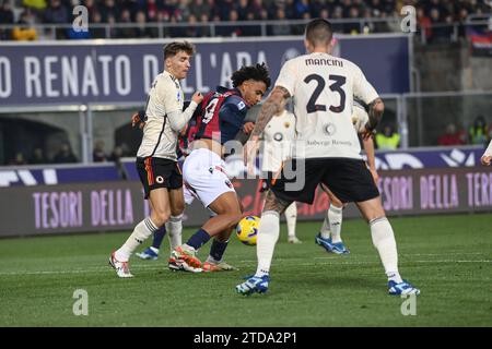 Bologna, Italy. 17th Dec, 2023. Joshua Zirkzee (Bologna Fc) in action during Bologna FC vs AS Roma, Italian soccer Serie A match in Bologna, Italy, December 17 2023 Credit: Independent Photo Agency/Alamy Live News Stock Photo