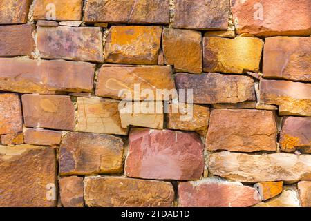 Natural Stone Wall Texture for background Stock Photo