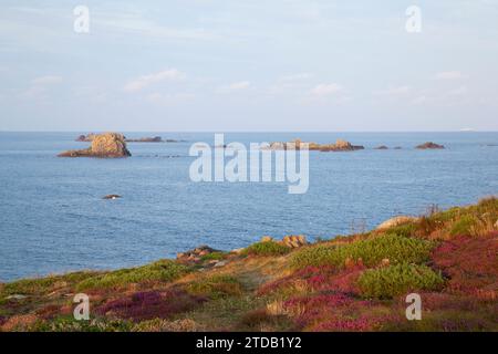 Hell Bay on Bryher. Isles of Scilly, Cornwall, UK. Stock Photo