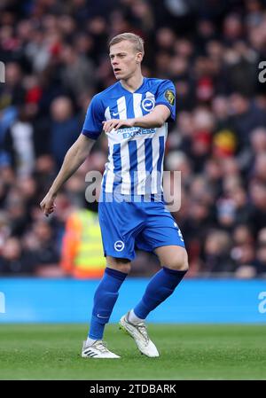 London, UK. 17th Dec, 2023. Jan Paul van Hecke of Brighton during the Premier League match at the Emirates Stadium, London. Picture credit should read: David Klein/Sportimage Credit: Sportimage Ltd/Alamy Live News Stock Photo