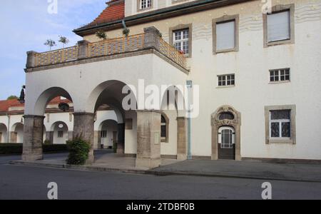 Bad Nauheim, Germany October 14, 2016: Bad Nauheim is a town in the Wetteraukreis district of Hesse state of Germany Stock Photo