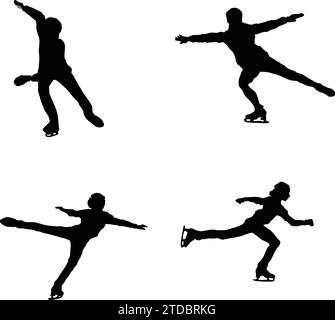 figure skating sport icon vector illustration design Stock Vector