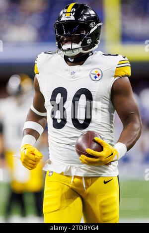 Pittsburgh Steelers Tight End Darnell Washington (80) Warms Up Prior To ...