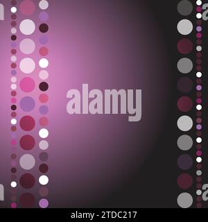 Background with light and decorative round elements. Stock Vector