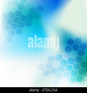 Honeycomb abstract  background with copy space Stock Vector