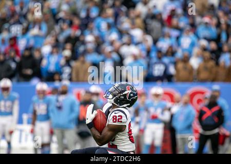 Nashville, USA. 17th Dec, 2023. Houston Texans wide receiver Steven Sims (82). The Houston Texans win 19-16 in OT against the Tennessee Titans at Nissan Stadium in Nashville, Tennessee on December 17th, 2023. (Photo by Kindell Buchanan/Sipa USA) Credit: Sipa USA/Alamy Live News Stock Photo