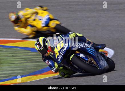 10/30/2004. Photo: Eduardo Manzana. Valencia. Motorcycling Grand Prix of the Valencian Community held in Cheste on the Ricardo Tormo circuit. Valentino Rossi. Credit: Album / Archivo ABC / Eduardo Manzana Stock Photo