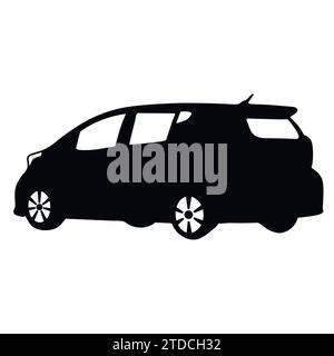 Black frame Corner and Icon design vector silhouette Stock Vector