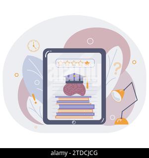 Icon on the topic of education, work, brainstorm Stock Vector