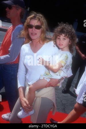 Culver City, California, USA 28th July 1996 Dan Gilroy, Actress Rene Russo and daughter Rose Gilroy attend Matilda Premiere at Mann Culver Theater on July 28, 1996 in Cuvler City, California, USA. Photo by Barry King/Alamy Stock Photo Stock Photo