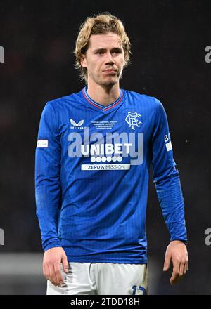 Glasgow, UK. 17th Dec, 2023. Todd Cantwell of Rangers during the The Scottish League Cup match at Hampden Park, Glasgow. Picture credit should read: Neil Hanna/Sportimage Credit: Sportimage Ltd/Alamy Live News Stock Photo