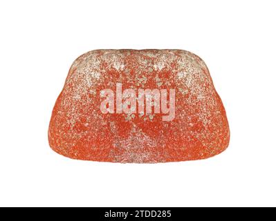 big red stone isolated on white background Stock Photo