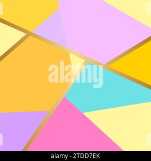 Background, abstract shapes template design Stock Vector