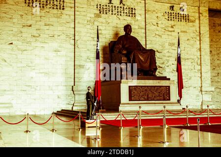 Statue of Chiang Kai Shek. Stock Photo