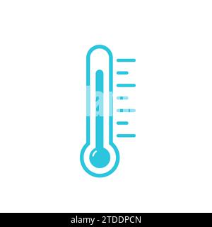 Outdoor thermometer icon. From blue icon set. Stock Vector
