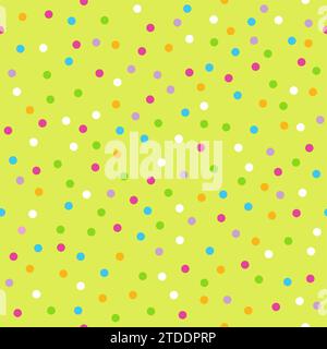 Celebration Colorful Confetti, Seamless pattern Stock Vector