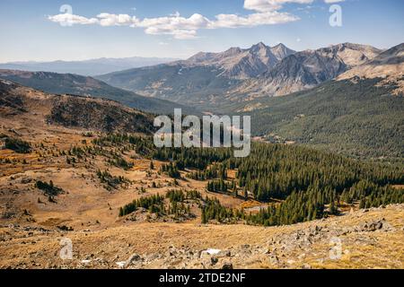 Three Apostles in the Collegiate Peaks Wilderness, Colorado Stock Photo