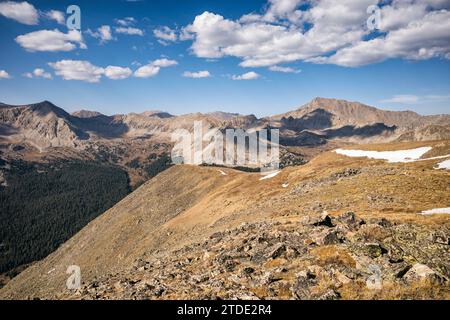Landscape in the Collegiate Peaks Wilderness, Colorado Stock Photo