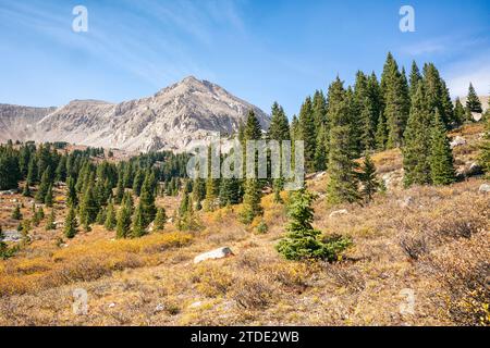 Classic mountain landscape in Colorado Stock Photo