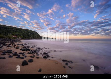 Playa Chacala at dawn, Nayarit, Mexico. Stock Photo